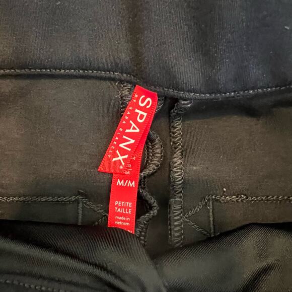 Spanx Women's Pull On Trouser Pant Professional Comfortable Black Size M - Picture 4 of 11
